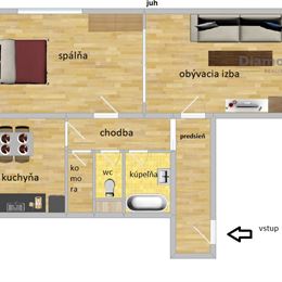 Predané ! 2-izb.tehlový,pôvodný stav 67m2