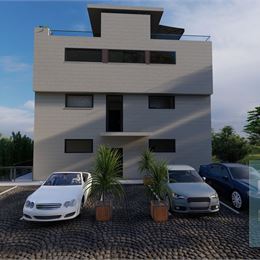 Luxusné apartmány na predaj s otvoreným výhľadom na more, 1. rad od mora, Vinjerac-Zadar,