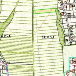Na predaj investičný pozemok v obci Šemša, Košice - okolie