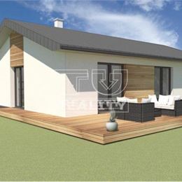 Novostavba bungalovu v obci Necpaly na pozemku 500m2 - úžitková plocha 105m2