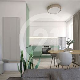 Investičný 1-izbový byt A2.02 v projekte MALÝ DUNAJ, Ružinov