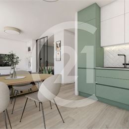 Investičný 2-izbový byt A2.04 v projekte MALÝ DUNAJ, Ružinov