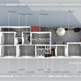 Prenájom, administratívny priestor Bratislava Nové Mesto, 272 m² pri Polus City Center