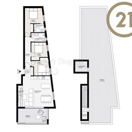 Luxusný apartmán s výhľadom na more – Diklo, Zadar, 139m2