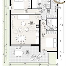 Byt – Povljana, 84m2