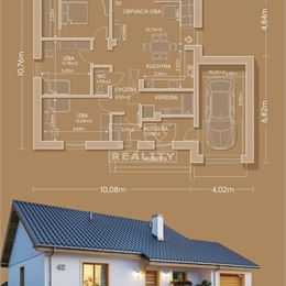 Murovaný rodinný dom, 4 izbový, pozemok 425 m2, Fintice, za NAJNIŽŠIU CENU