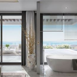 Na predaj, exkluzívna vila s infinity bazénom a výhľadom na hory, 746 m² – Marbella, Andalusia, Španielsko