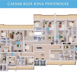 Penthouse 3+1 – objekt Iona (L2), rezidenčny komplex Caesar Blue