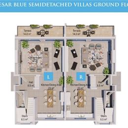 Vila 3+1 (3L), rezidenčný komplex Caesar Blue