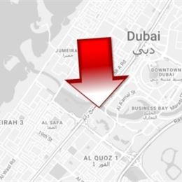 Luxusný apartmán 2+1 s výhľadom na vodný kanál v Dubaji (Al Habtoor City – Noora Tower)