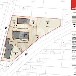 POZEMKY NA PARKOVANIE A SKLADOVANIE, 1.034 m2 a 271 m2 – Košické Olšany