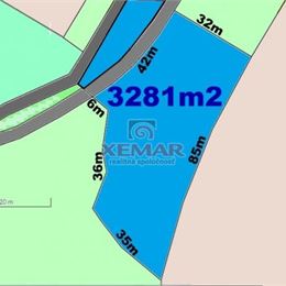 Predaj- pozemok pre 2 RD- 3281 m2, 16€/m2 - Detva- Piešť I. - Skalenec