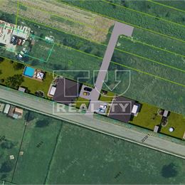 EXKLUZÍVNE Predaj pozemku schválený v územnom pláne vhodného na výstavbu RD, cca 870 m2, Bačkovík