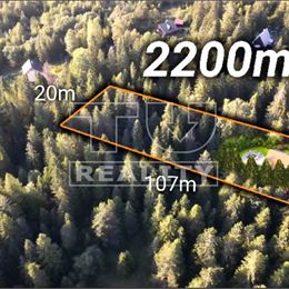 TUreality ponúka na predaj pozemok pre rekreačnú chatu, Vysoké Tatry