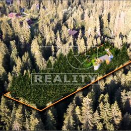 TUreality ponúka na predaj pozemok pre rekreačnú chatu, Vysoké Tatry