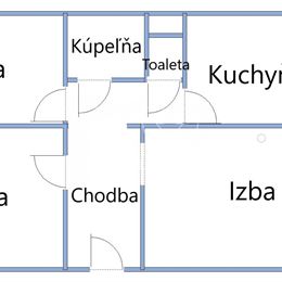 Veľký 3-izbový byt s loggiou na sídlisku JUH, Nové Zámky – 78,57m2