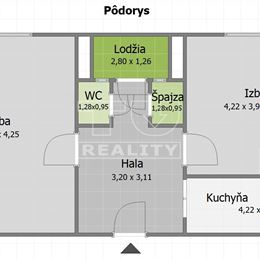 2-IZBOVÝ BYT,PÔVODNÝ STAV,LOGGIA,STARÉ MESTO,67m2