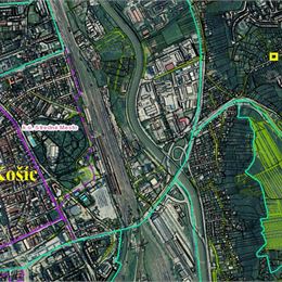 Na predaj stavebný pozemok Košice, 818m2, blízko centra