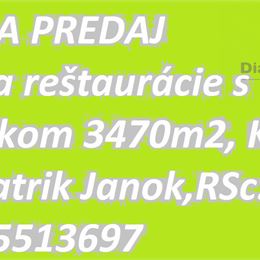 Na predaj budova reštaurácie, Košice I s priľahlým pozemkom