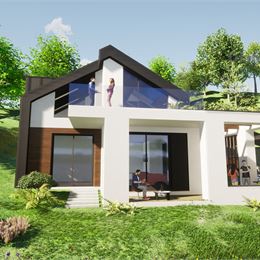 Stavebný pozemok Košice, 1935m2, projekt, stavebné povolenie, vizualizácia RD v cene