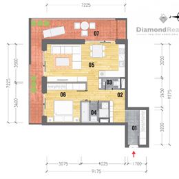 2 IZBOVÝ BYT S VEĽKOU 26m2 LOGGIOU | PANORÁMA 6 | NOVOSTAVBA
