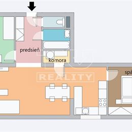  priestranný 3 izbový BYT s dvoma balkónmi, SVÄTÝ JUR, 75,83 m2