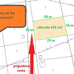 Záhrada s chatkou, Prešov - Nová Dúbrava, 439 m2