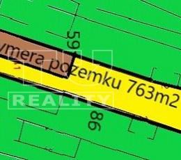 NA PREDAJ RD V OBCI TRENČÍN - KUBRÁ S VÝMEROU 763 M2.