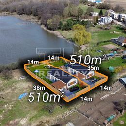 Stavebný pozemok 2x510m2, obec Paňovce 30 km od Košíc.