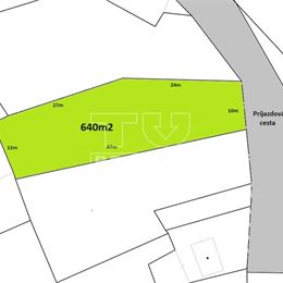 NA PREDAJ STAVEBNÝ POZEMOK V OBCI LUBINA ČASŤ HRNČIAROVE, 640m2