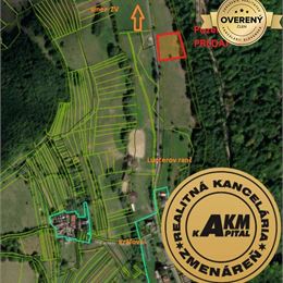 Pozemok 1.342 m2 Kráľová Zvolen