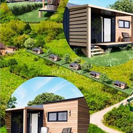 Pozemok pre 5 nádherných rekreačných #glamping #rbnb #tinyhouse domčekov s nádherným výhľadom na Bratislavu a