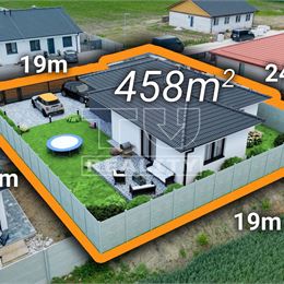 Rozľahlý 4izbový bungalov 137m2, na poz. 4,5á, Topoľnica