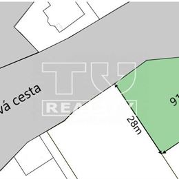 EXKLUZÍVNE-STAVEBNÝ POZEMOK, DOLNÁ TIŽINA, VÝMERA 912m²