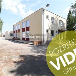 Predaj, polyfunkcia/obchodné priestory Nové Zámky, viacúčelová prevádzková budova - EXKLUZÍVNE HALO REALITY +