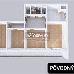 Predaj, štvorizbový byt Bratislava Nové Mesto, Vajnorská - EXKLUZÍVNE HALO REALITY