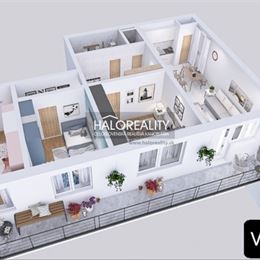 Predaj, štvorizbový byt Bratislava Nové Mesto, Vajnorská - EXKLUZÍVNE HALO REALITY