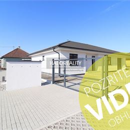 Predaj, rodinný dom Komoča, štvorizbový bungalov s garážou a terasou - NOVOSTAVBA - EXKLUZÍVNE HALO REALITY +