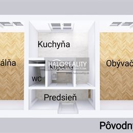 Predaj, dvojizbový byt Bratislava Ružinov, Svidnícka - EXKLUZÍVNE HALO REALITY