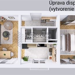 Predaj, dvojizbový byt Bratislava Ružinov, Svidnícka - EXKLUZÍVNE HALO REALITY