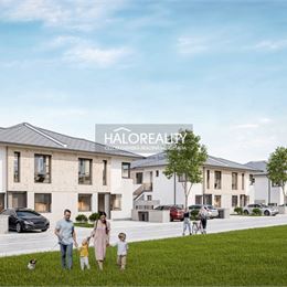 Predaj, trojizbový byt Lužianky, na I. poschodí, vlastná záhrada, 2 parkovacie státia - VO VÝSTAVBE -
