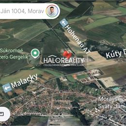 Predaj, priemyselný pozemok 650 m² Moravský Svätý Ján, Cesta na Hohenau - EXKLUZÍVNE HALO REALITY +