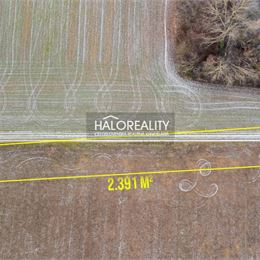 Predaj, pozemok 2391 m² Vištuk - EXKLUZÍVNE HALO REALITY