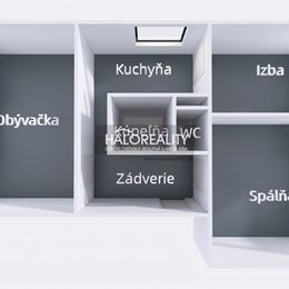 Predaj, trojizbový byt s garážou Papradno - EXKLUZÍVNE HALO REALITY