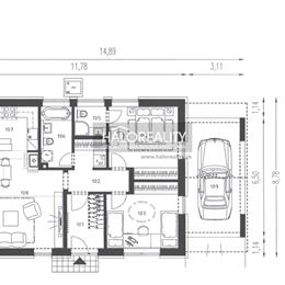 Predaj, pozemok pre rodinný dom 318 m² Nitra, s projektom RD a právoplatným stavebným povolením - EXKLUZÍVNE