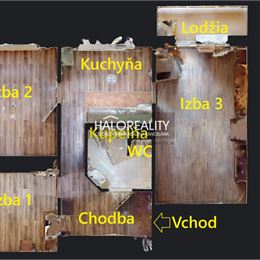 Predaj, trojizbový byt Rožňava, J. A. Komenského - EXKLUZÍVNE HALO REALITY