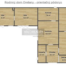 Predaj, rodinný dom Orešany - ZNÍŽENÁ CENA