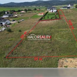 Predaj, pozemok pre rodinný dom 1600 m² Vojňany - EXKLUZÍVNE HALO REALITY