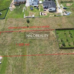 Predaj, pozemok pre rodinný dom 1600 m² Vojňany - EXKLUZÍVNE HALO REALITY