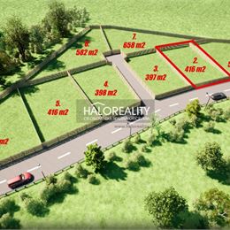 Predaj, pozemok pre rodinný dom 397 m² Horná Seč, pozemky pripravené pre výstavbu - VO VÝSTAVBE